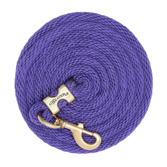 2026 WV Lead: Poly Rope, Brass Snap, 10' Purple