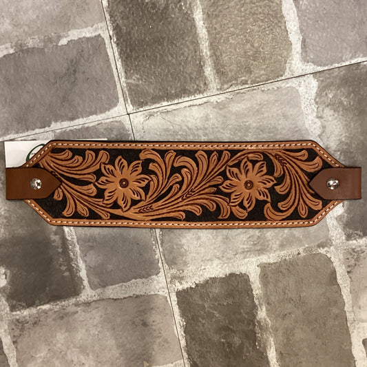 BRONC NOSEBAND LT OIL FLORAL
