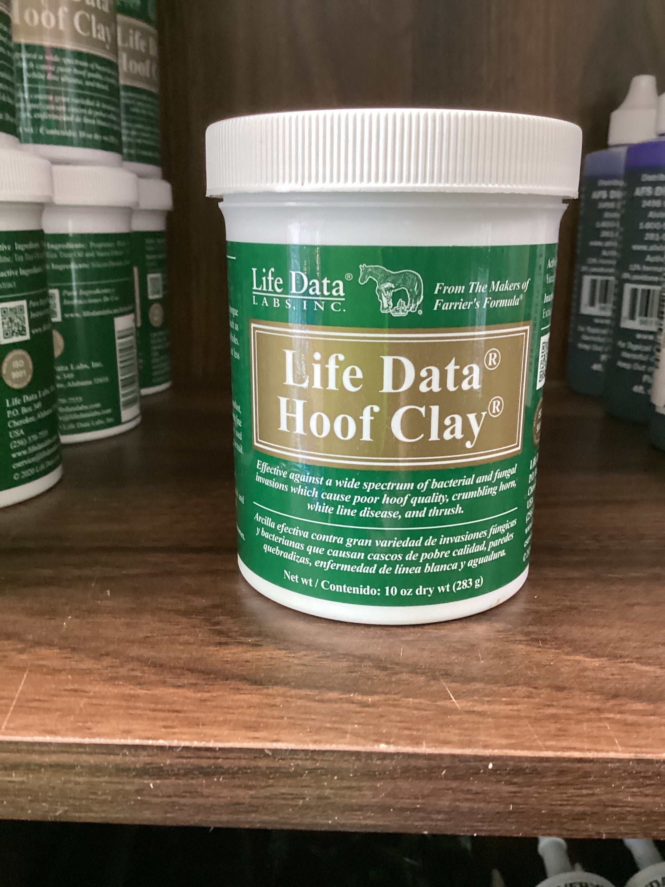 Life Data Hoof Clay 10 oz-HOOFPACKING : 10 oz