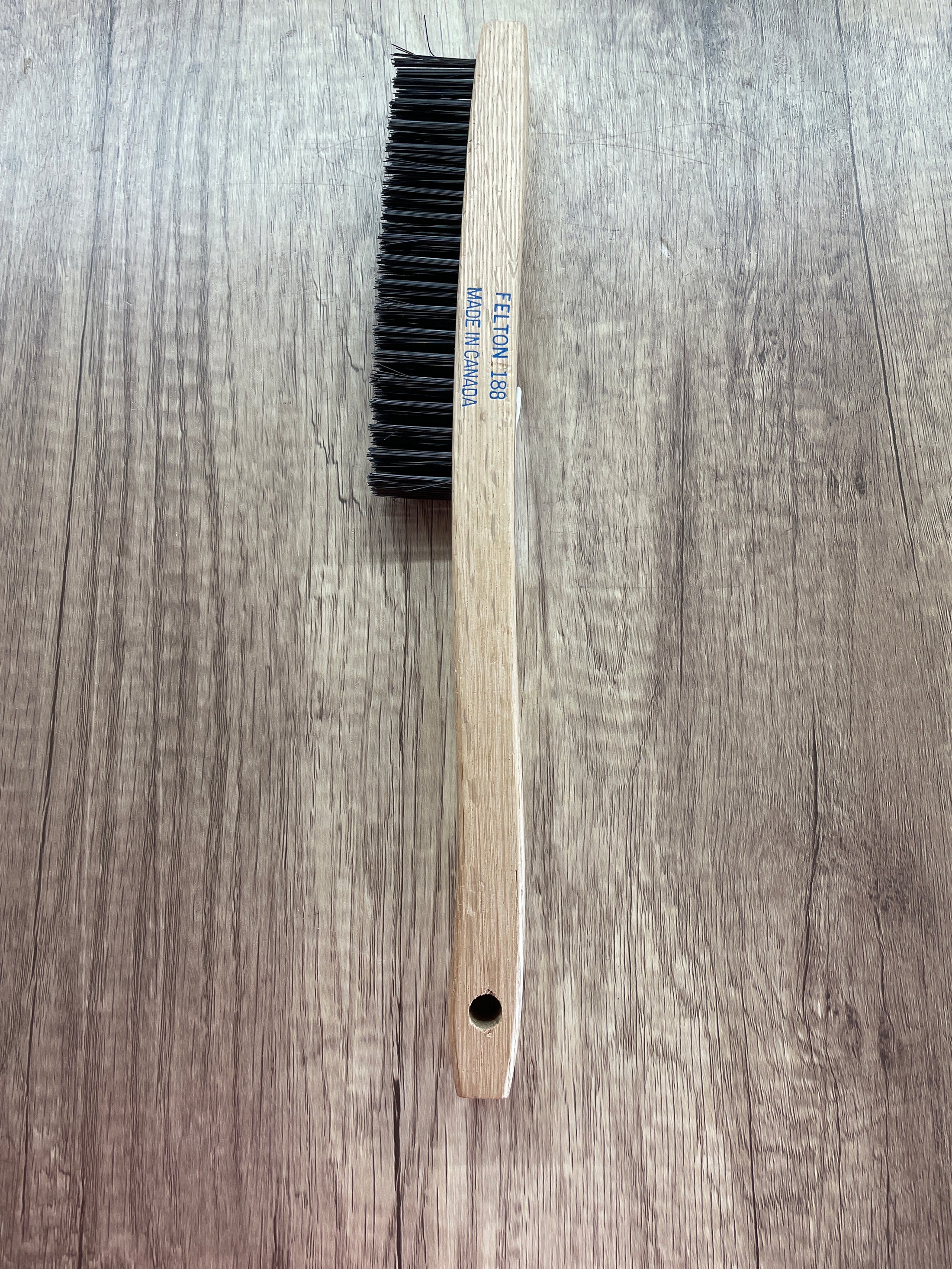 WIRE BRUSH WOOD HANDLE, STEEL