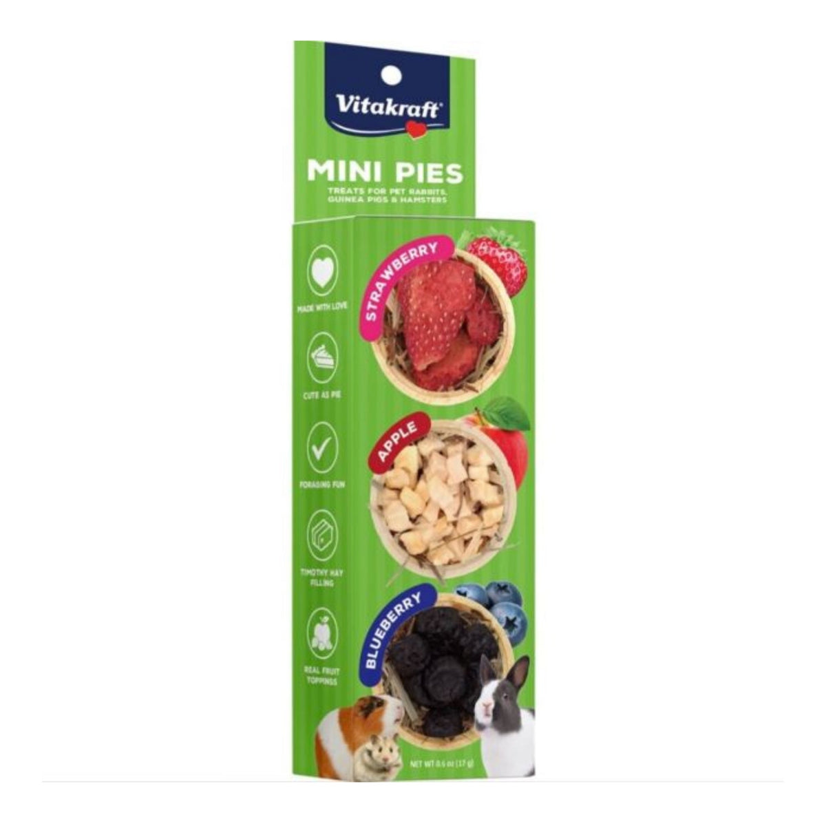 Vitakraft Mini Pie - Straw/Ap/Blue