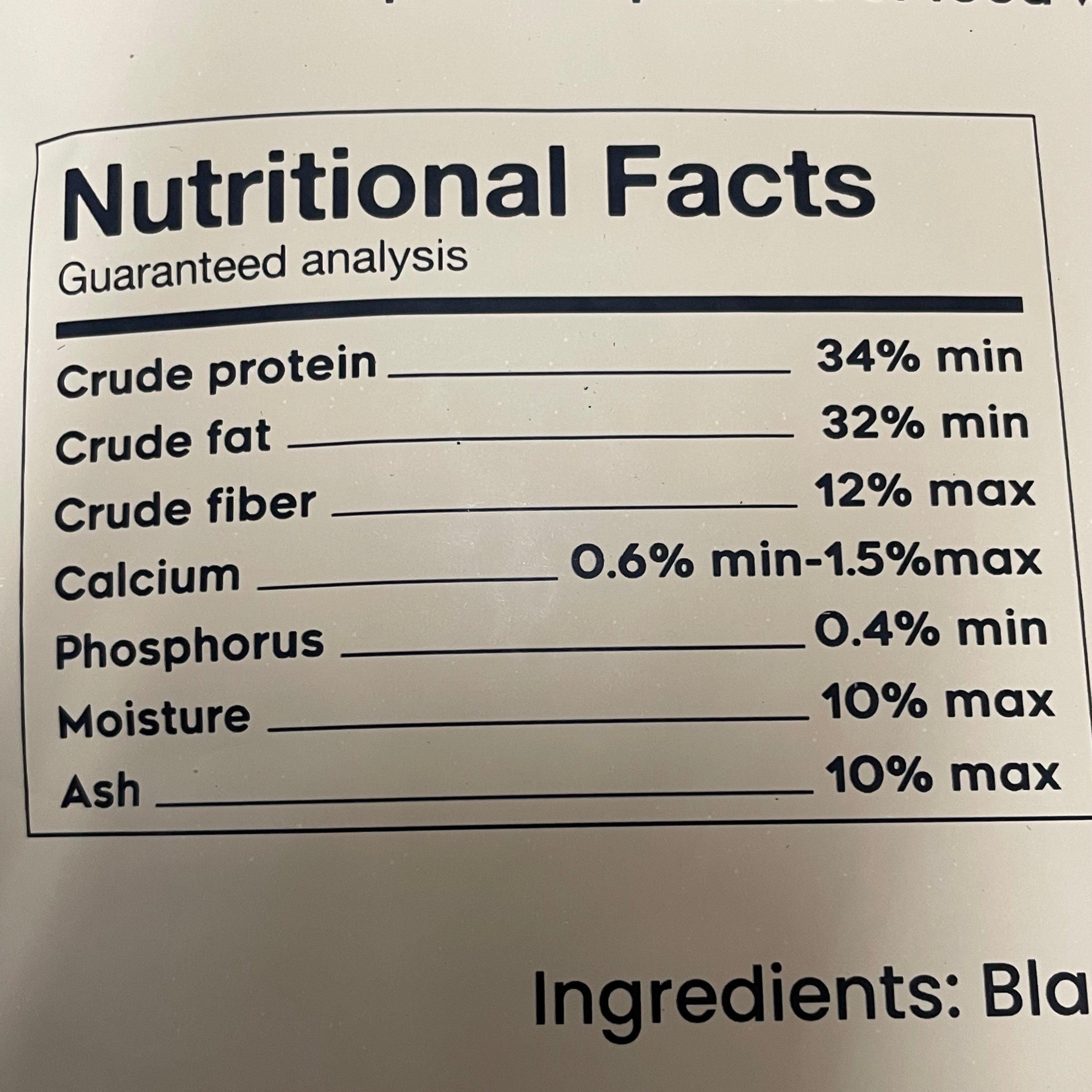 GrubTerra Dried Larvae 1lbs