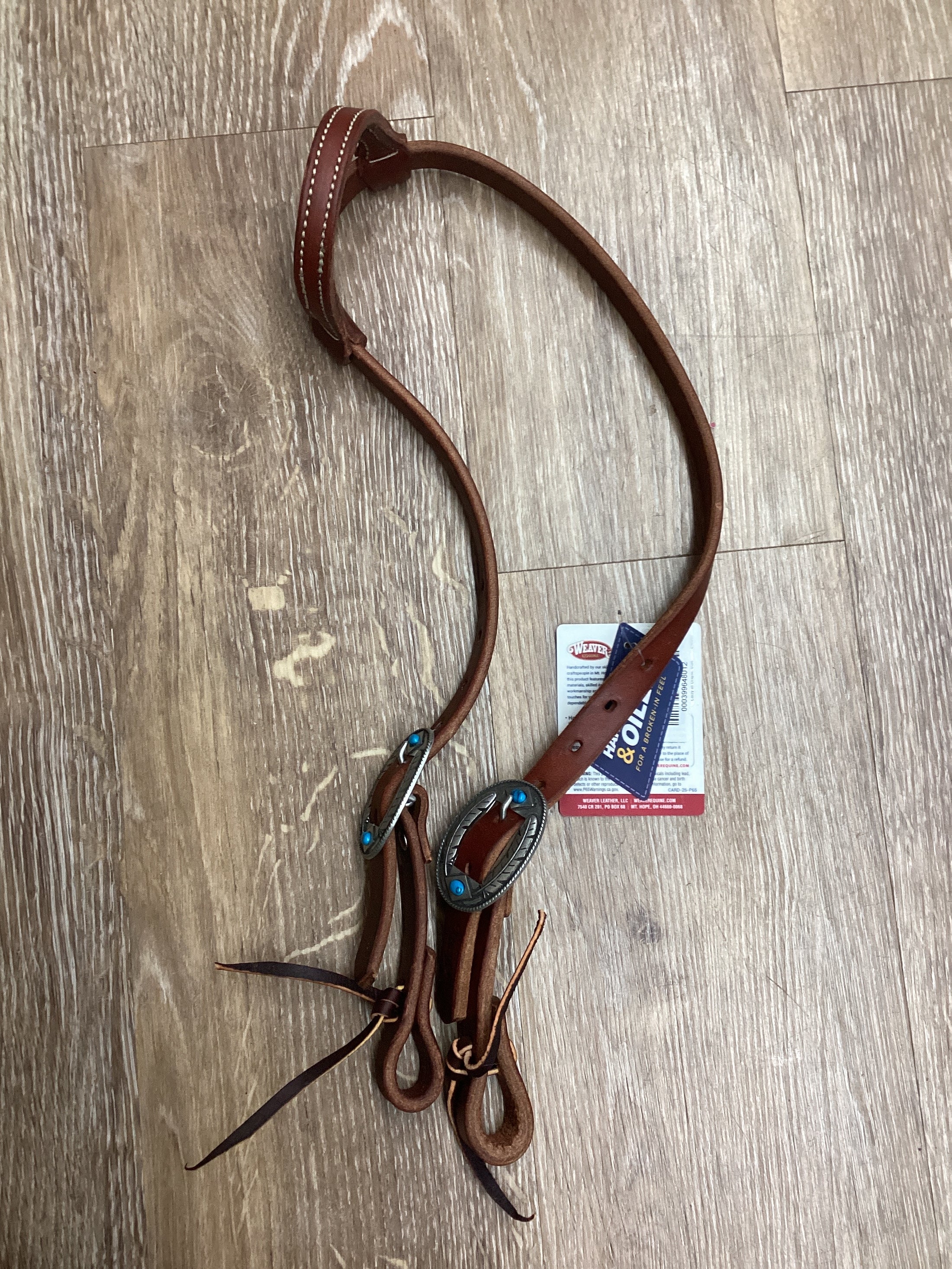 WORK TACK FEATHER SL/EAR HDSTL-HEADSTALL : 3/4"