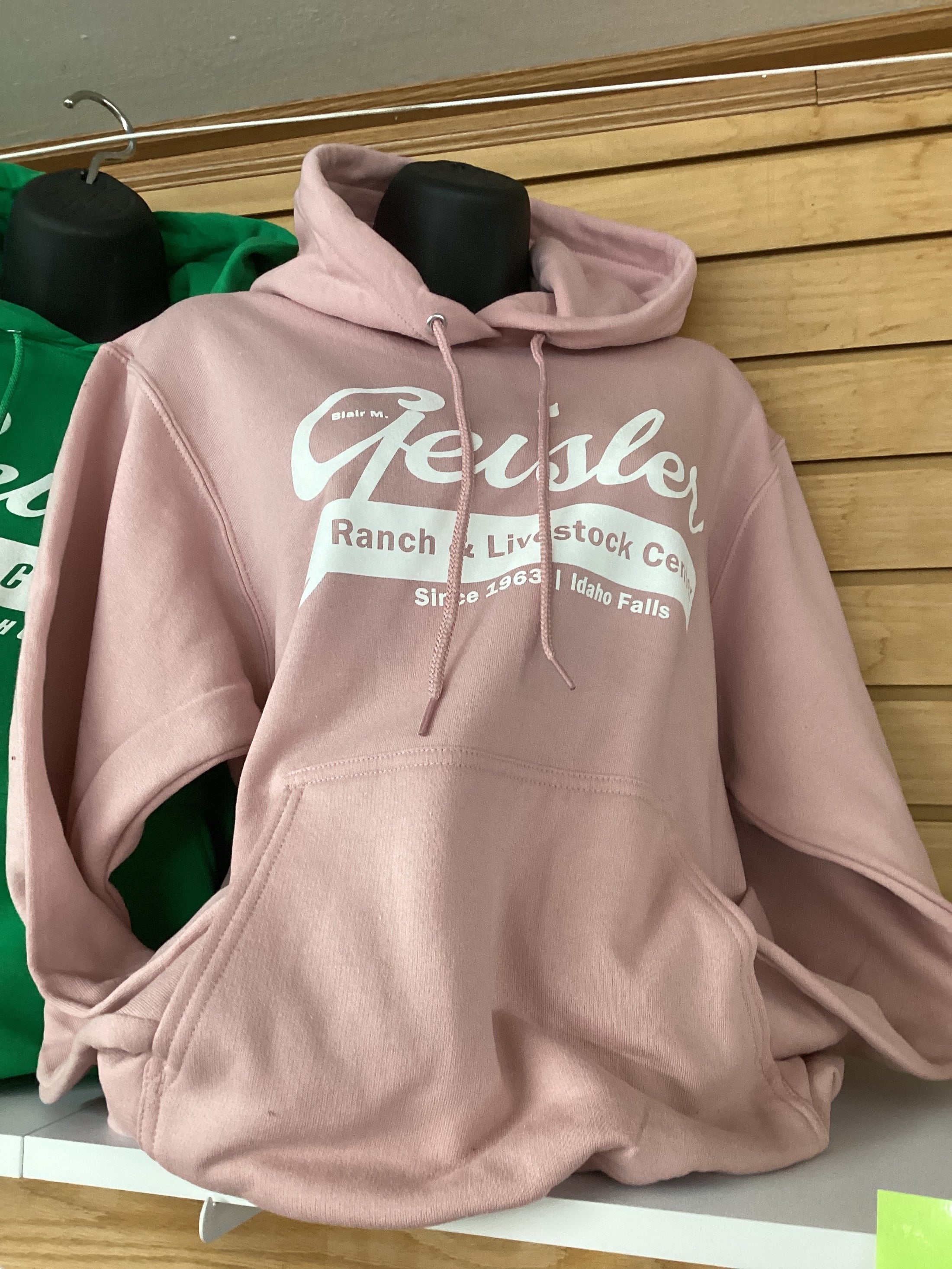 GEISLER HOODIE: PINK S