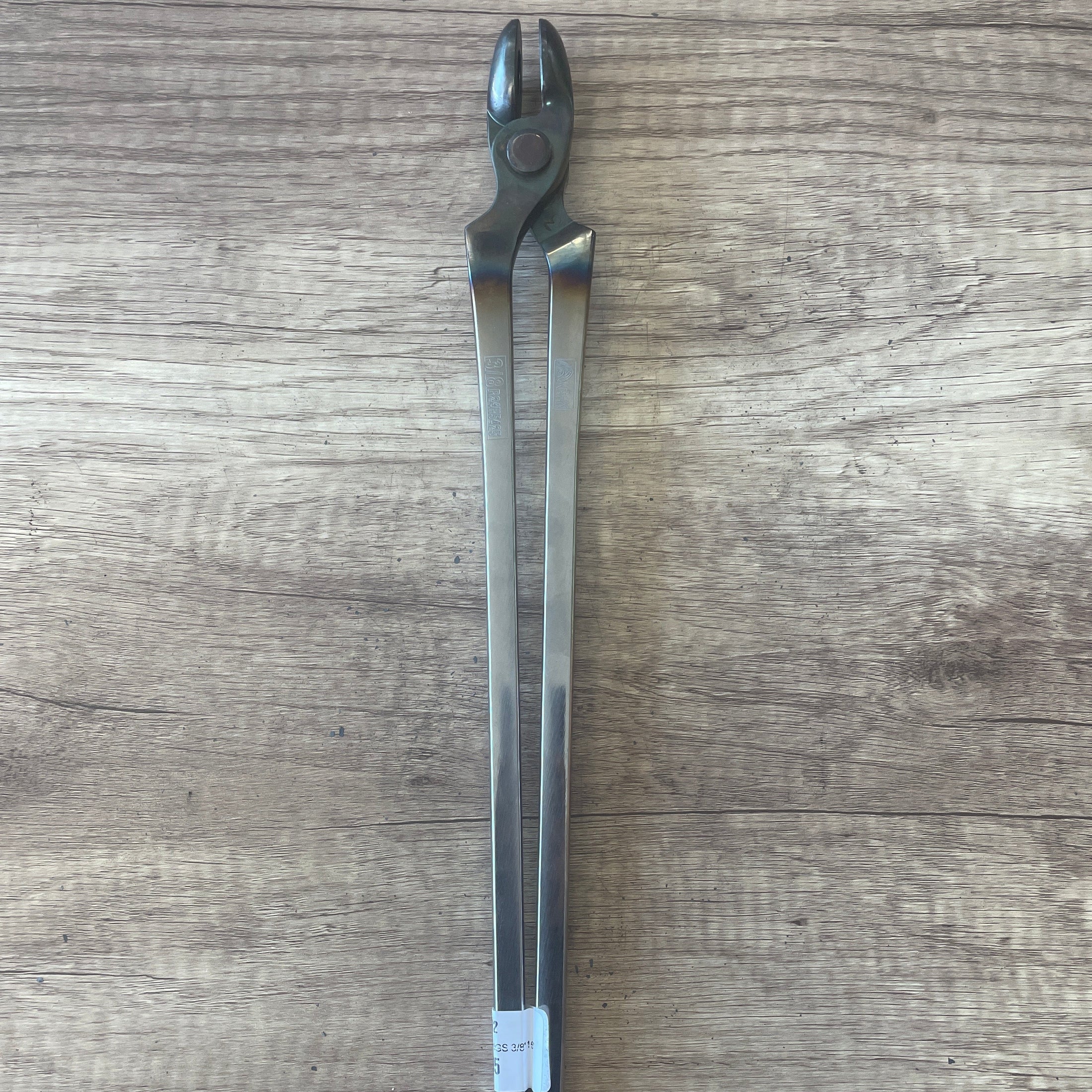 KAHN ROUND TONGS 3/8" 16"