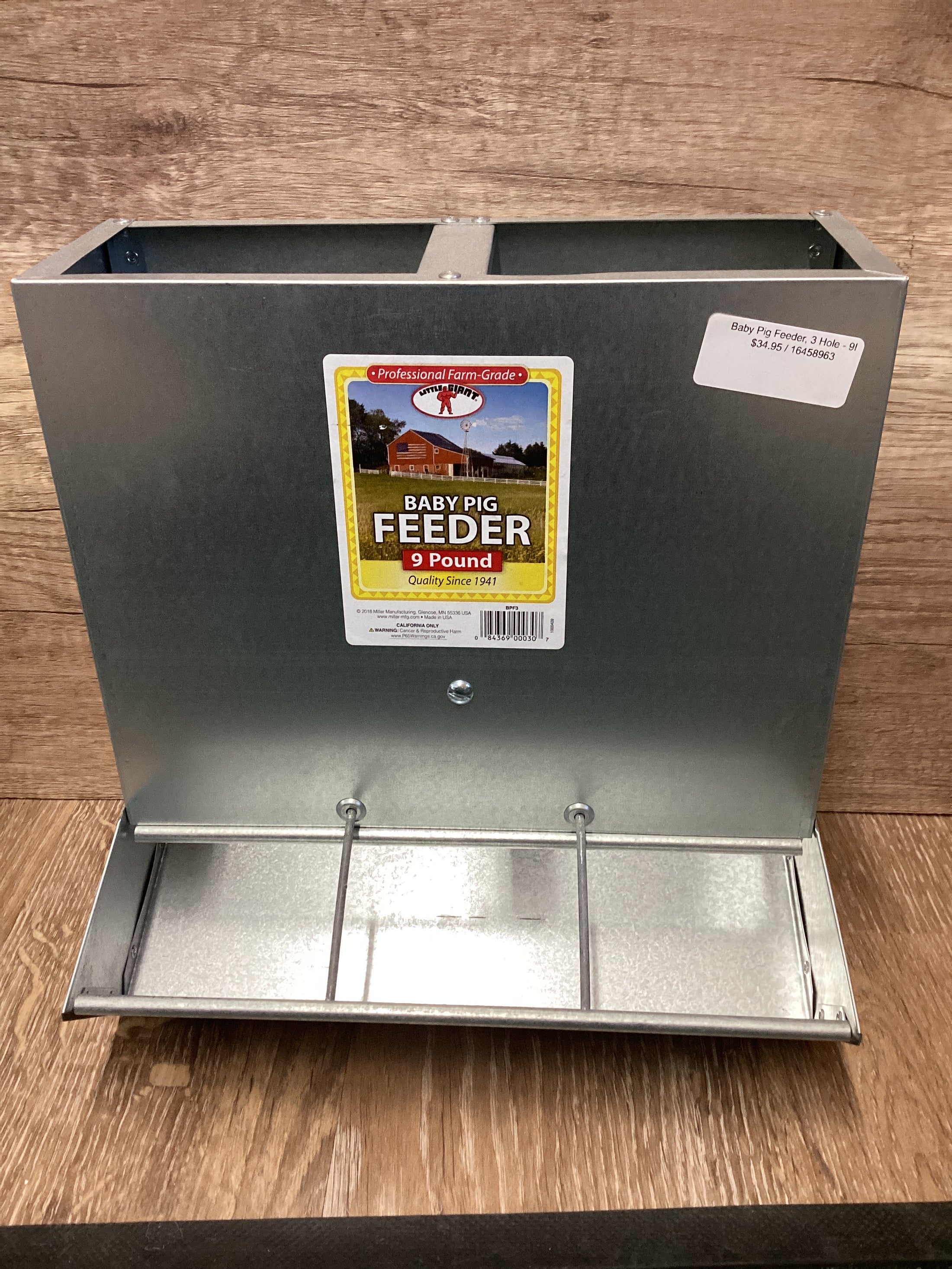 Baby Pig Feeder, 3 Hole - 9lb