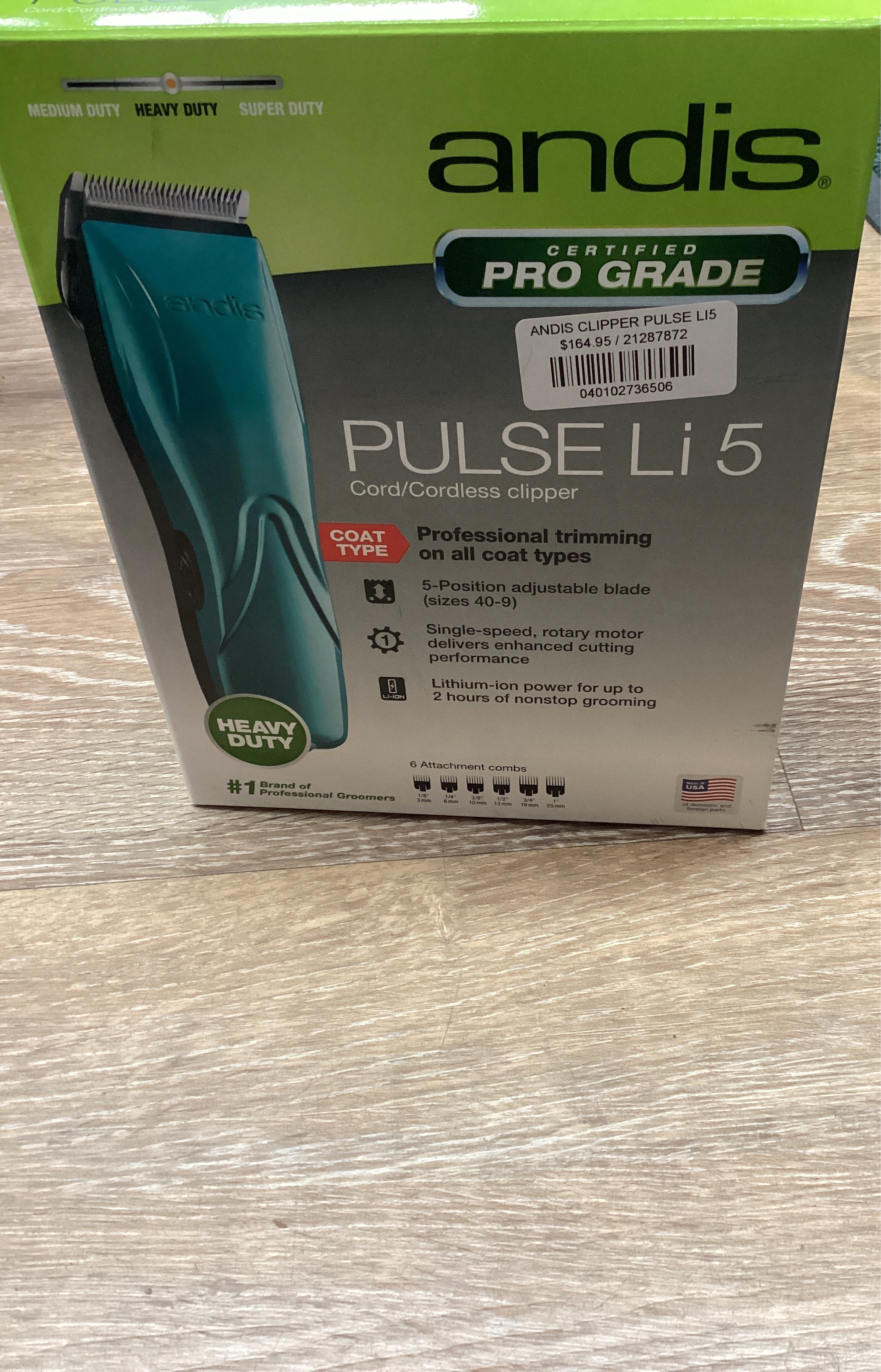 ANDIS CLIPPER PULSE LI5