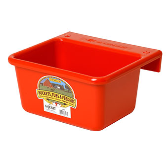 Red 6qt Hook Over Mini Feeder