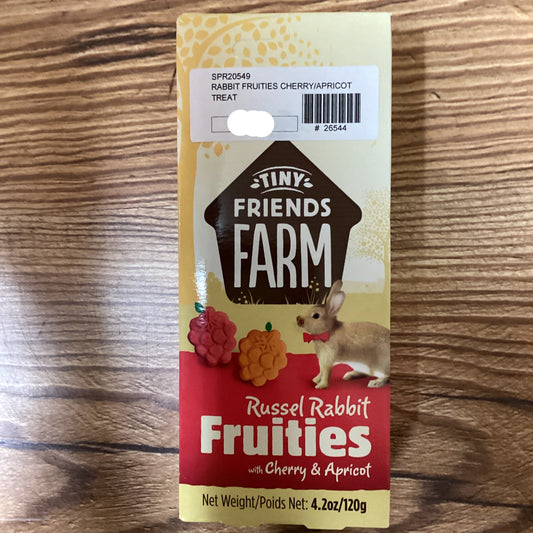 RABBIT FRUITIES CHERRY/APRICOT-TREAT
