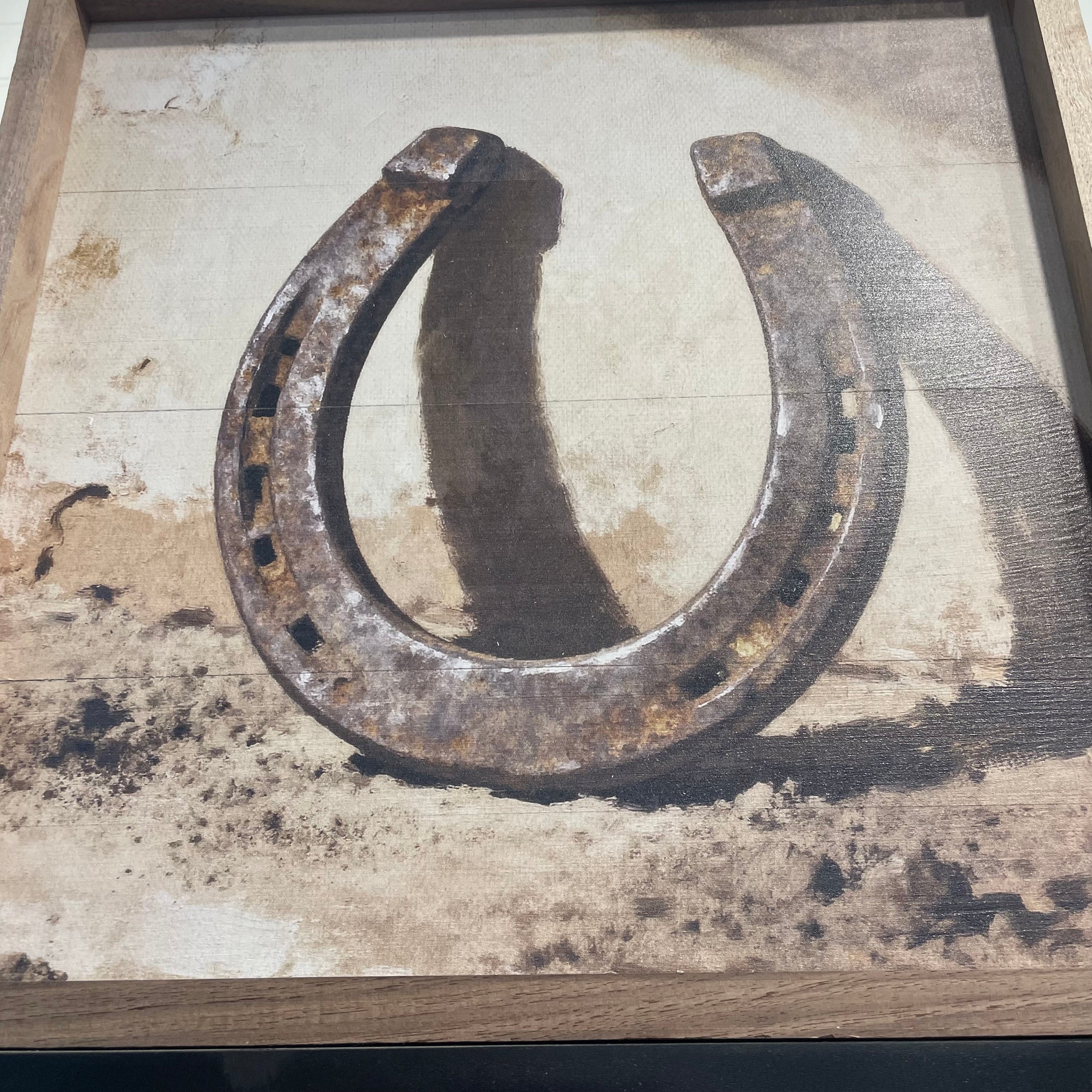 FRAMED: LUCKY IRON 12 X 12
