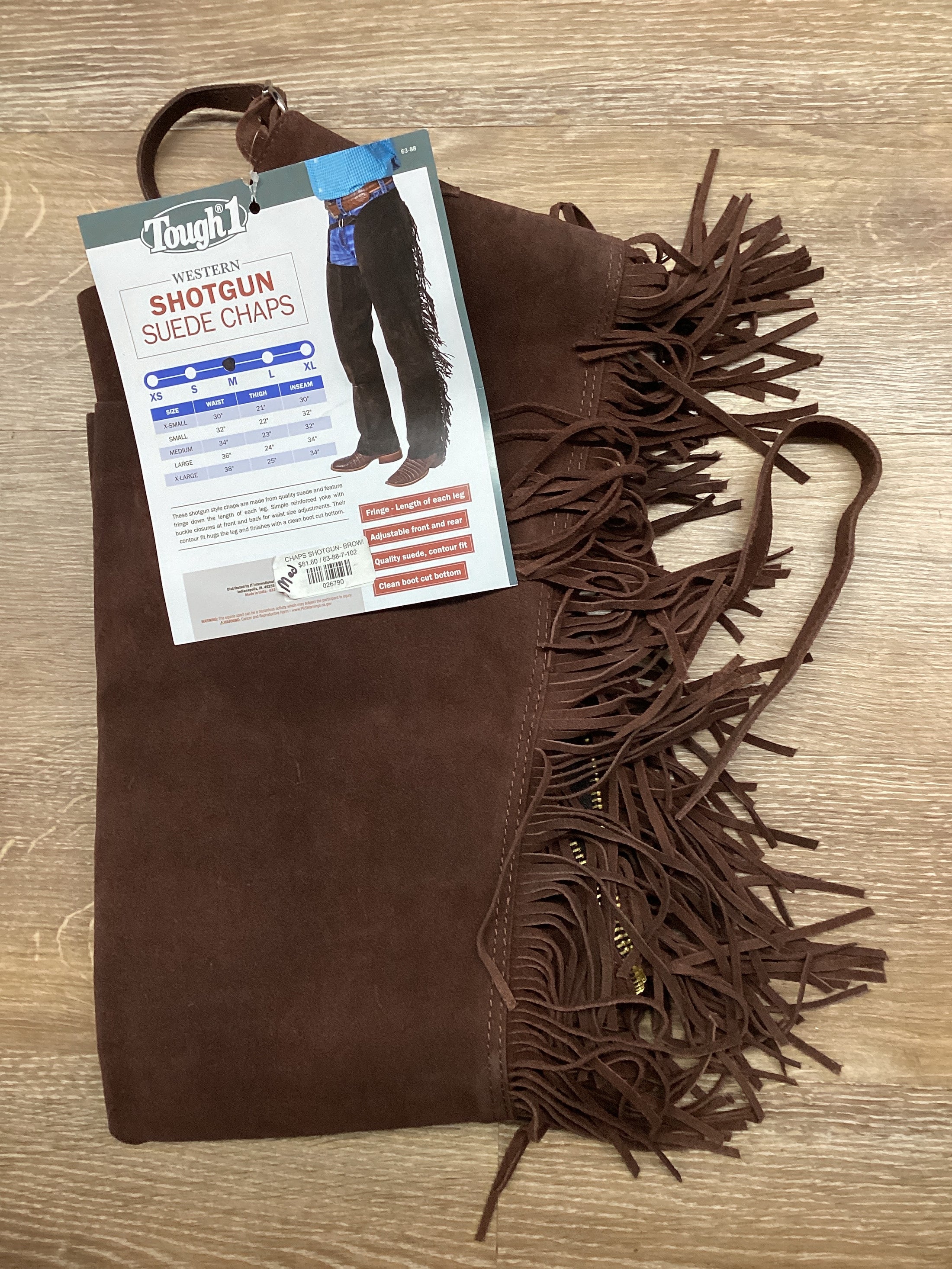 CHAPS SHOTGUN- BROWN med