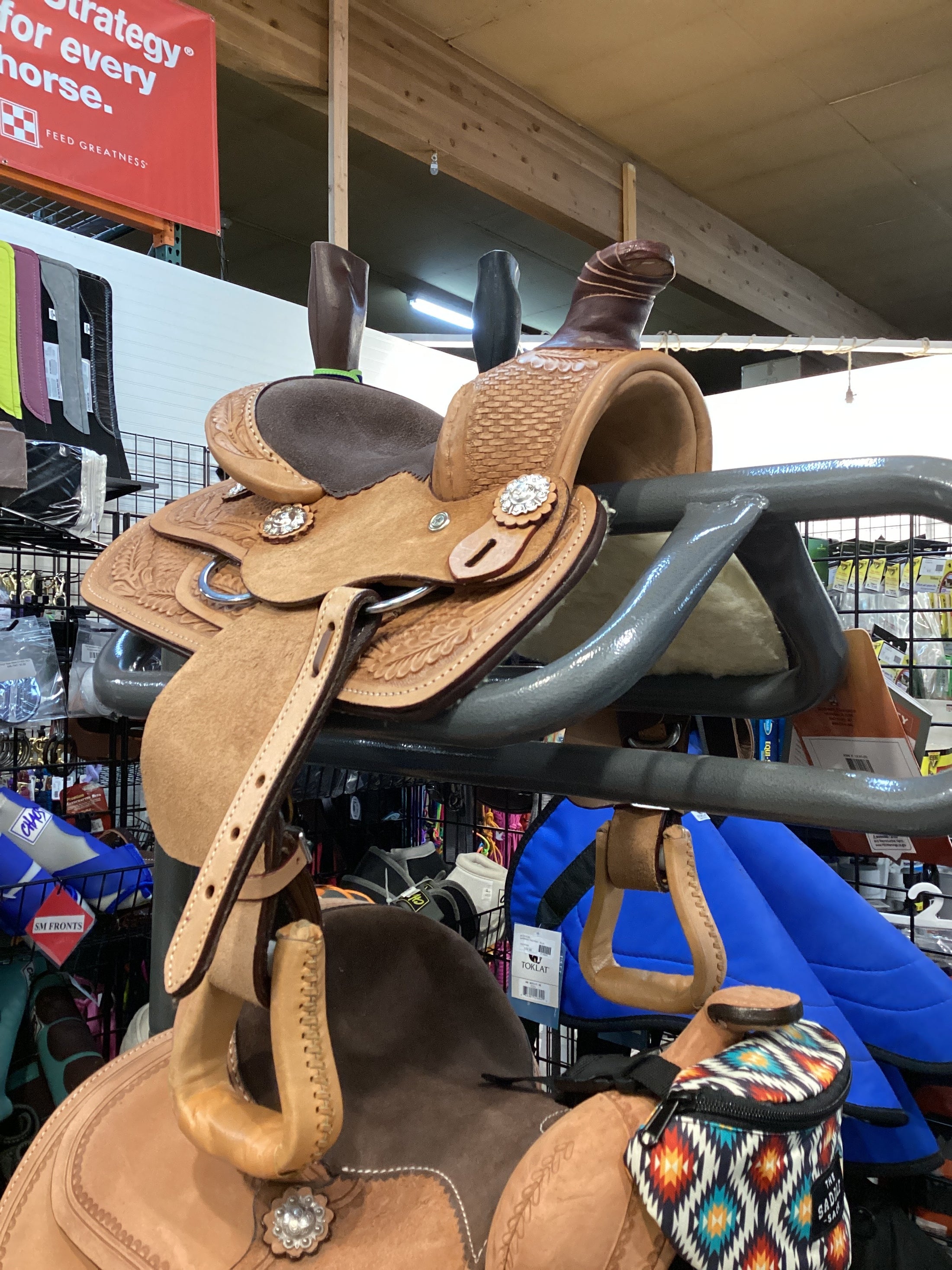 8" MINI WESTERN ROPER SADDLE