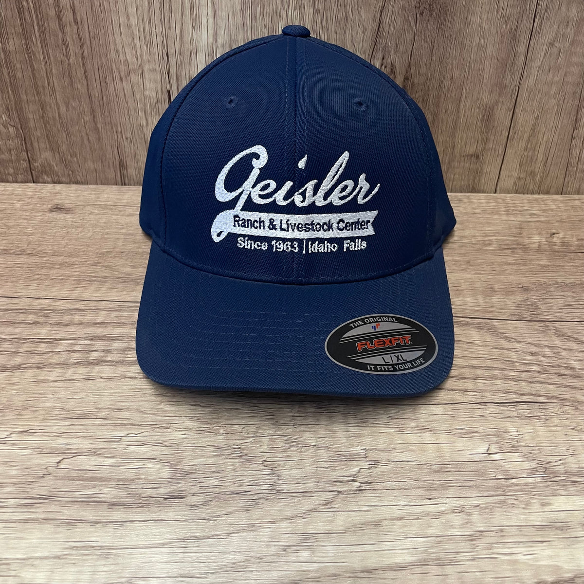 GEISLER CAP, FLEXFIT NAVY L/XL