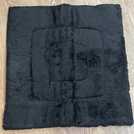 MINI BLACK FLEECE PAD-PONY 19"