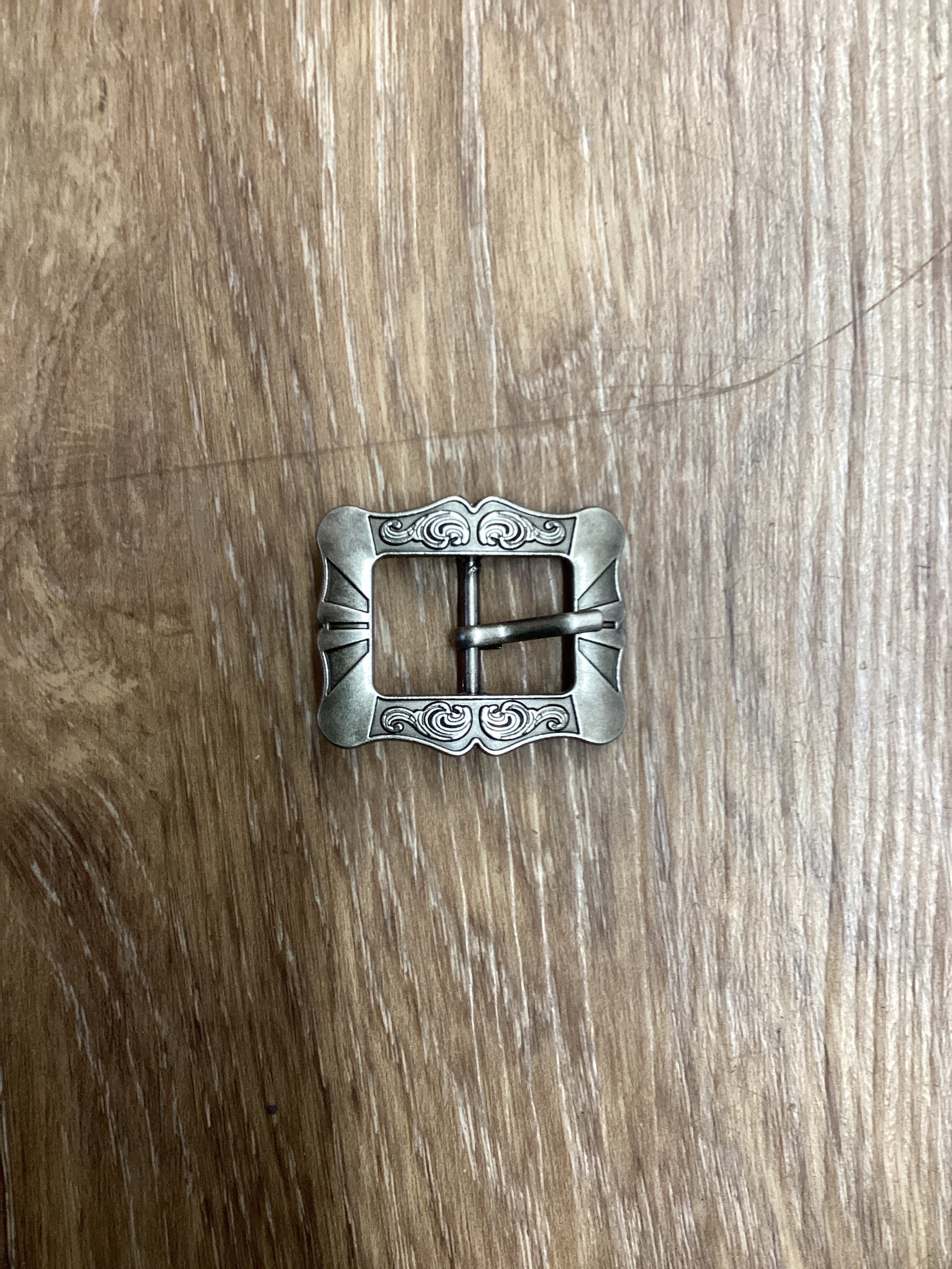 Cart Buckle: Antique Silver 5/8" - 3/4"