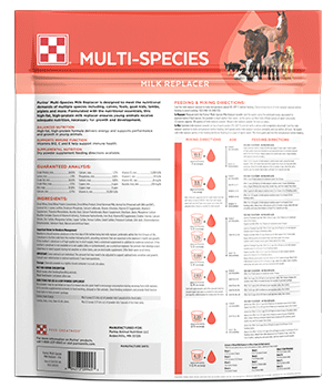 PUR GENERAL - MULTI SPECIES MILK REPLACER 8LB