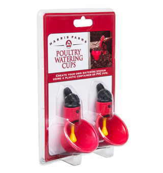 WATERER CUPS POULTY, 2PK