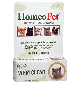 DEWORMER WRM CLEAR FELINE 15ML