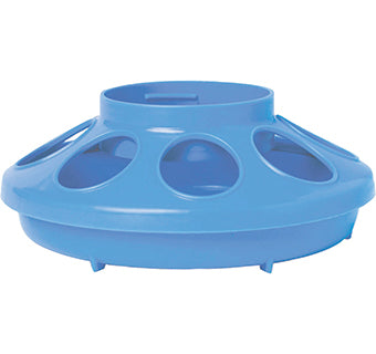 8 Hole Plastic Feed Base BERRY BLUE