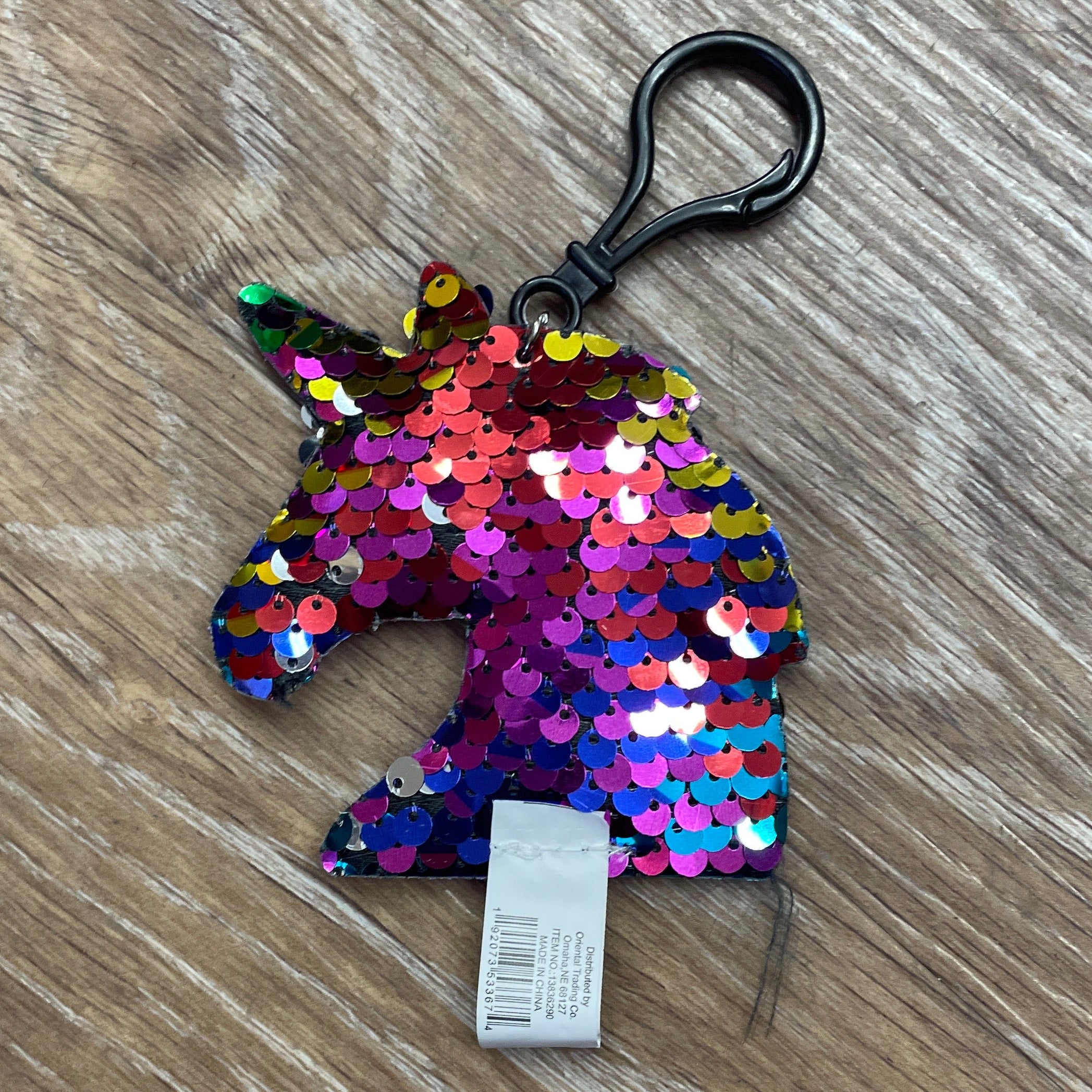 Sequin Unicorn Keychain