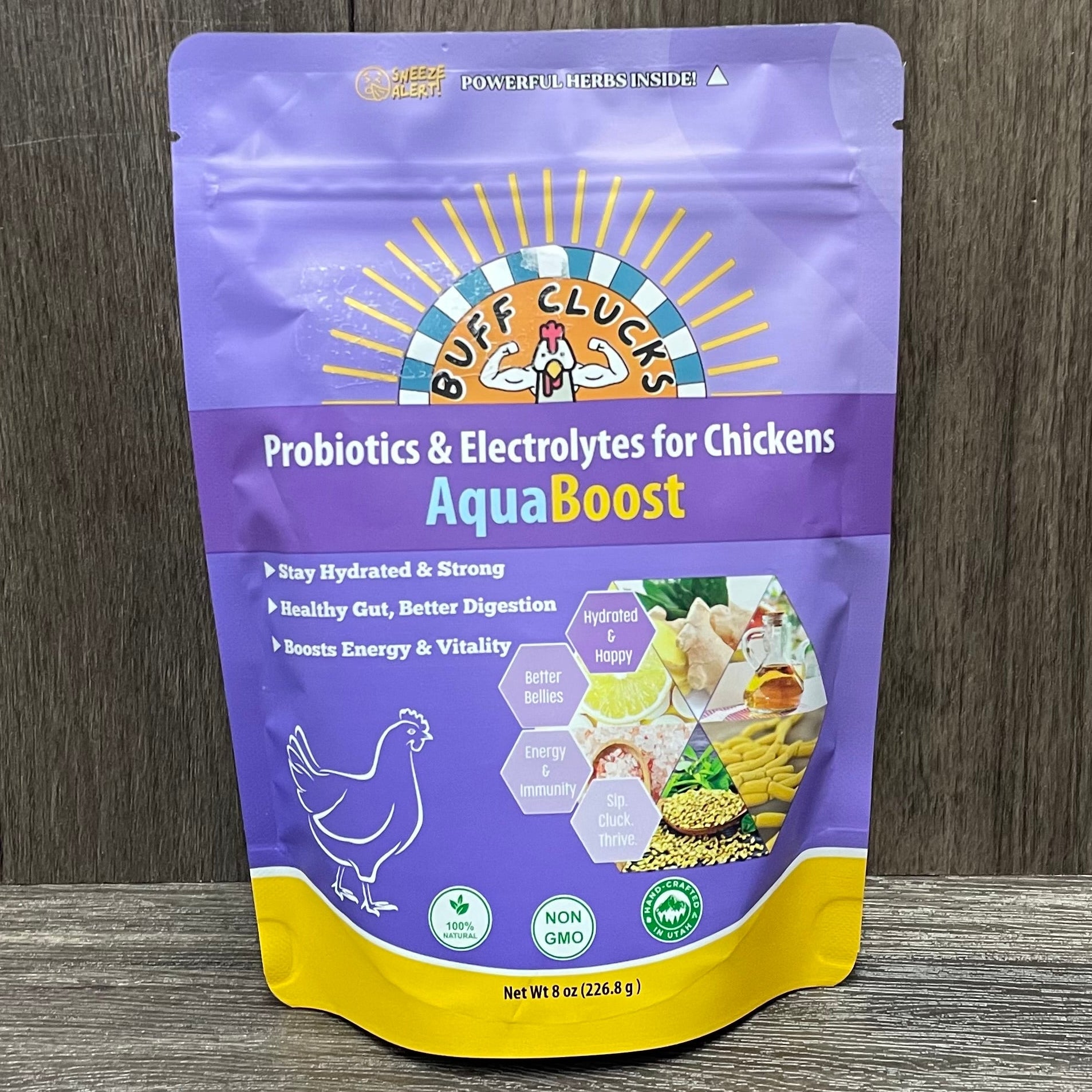 AQUA BOOST ELECTROLYTES AND PRIOBIOTICS