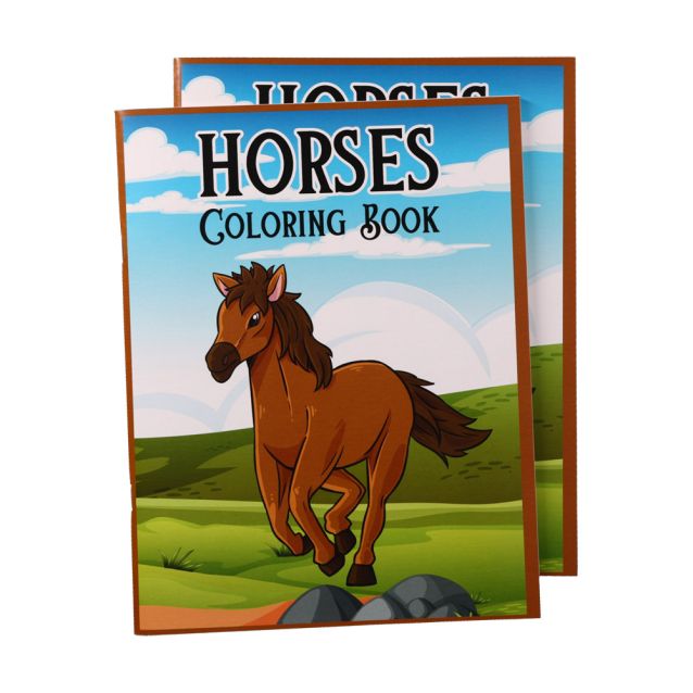HORSE COLORING BOOK - 2 PACK