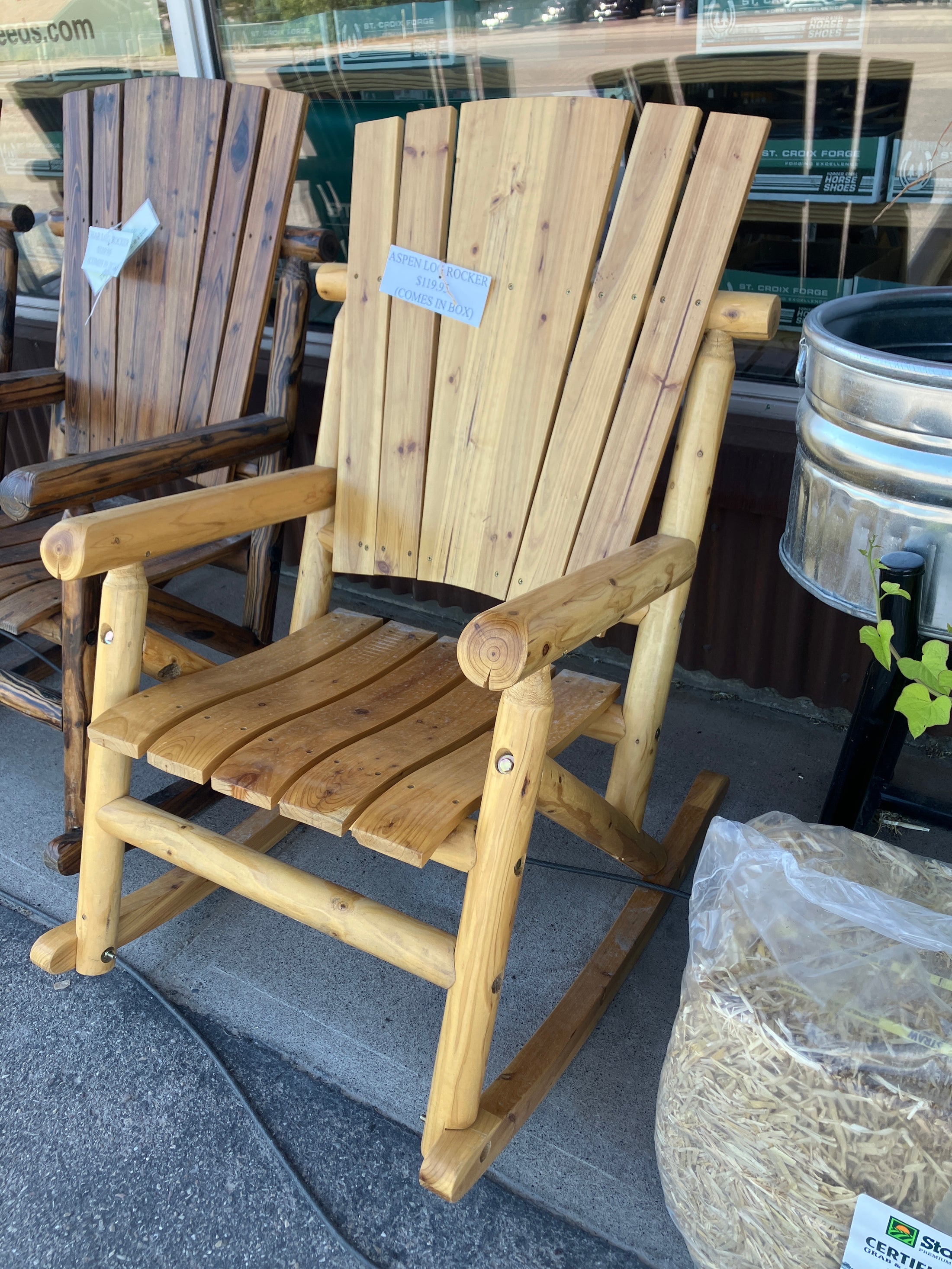 ASPEN LOG ROCKER CHAIR