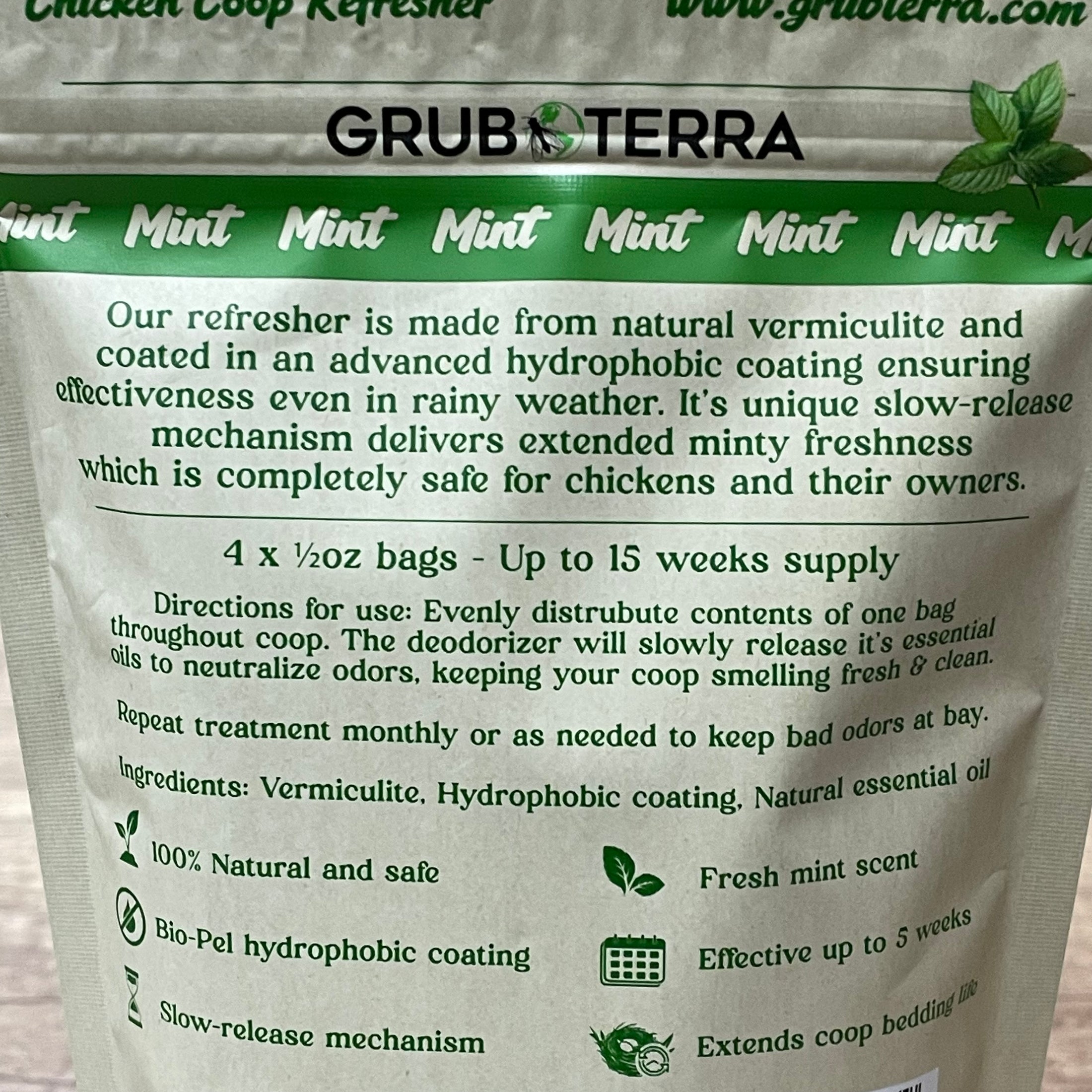 GrubTerra Coop Refresher Mint
