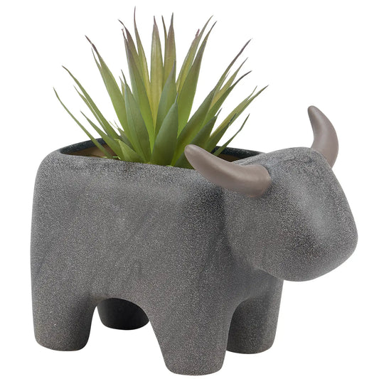HIGHLAND COW PLANTER