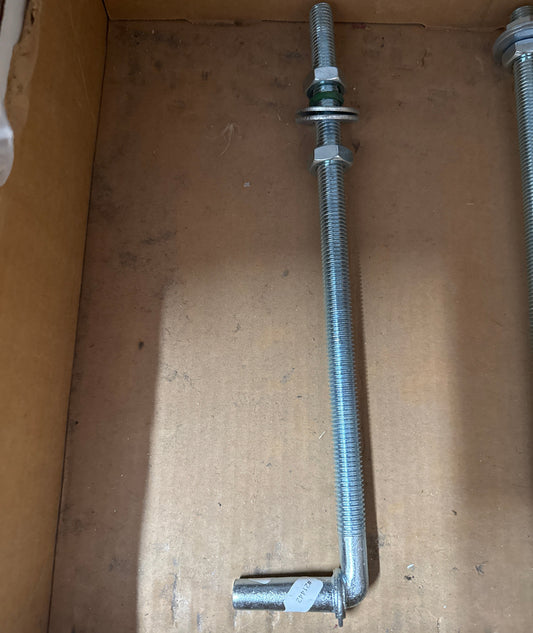 BEH PART 5/8" x 12" THREADED BOLT HOOK UTILITY GATE