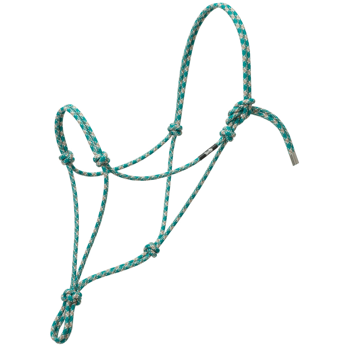 2026 WV Halter: Silvertip No.95, Rope, Average, Teal/Tan/Silver
