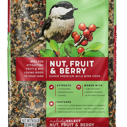 *FOOD BIRD, NUT FRUIT BERRY 4.5LB