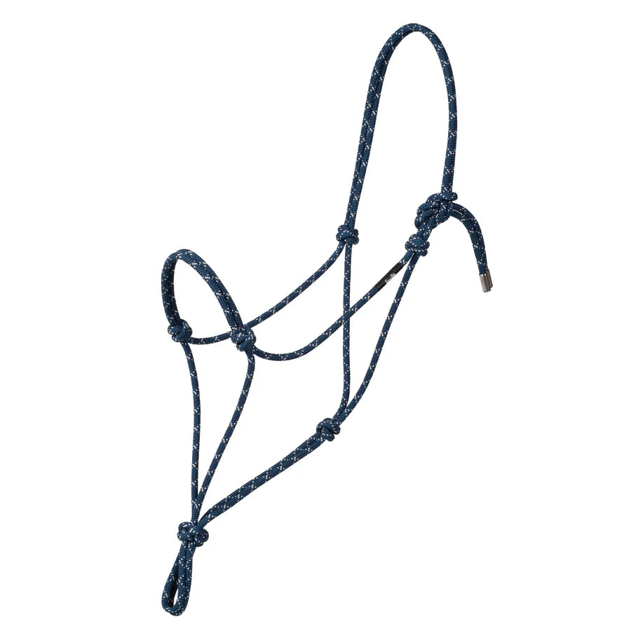 2026 WV Halter: Silvertip No.95, Rope, Large, Navy/Silver