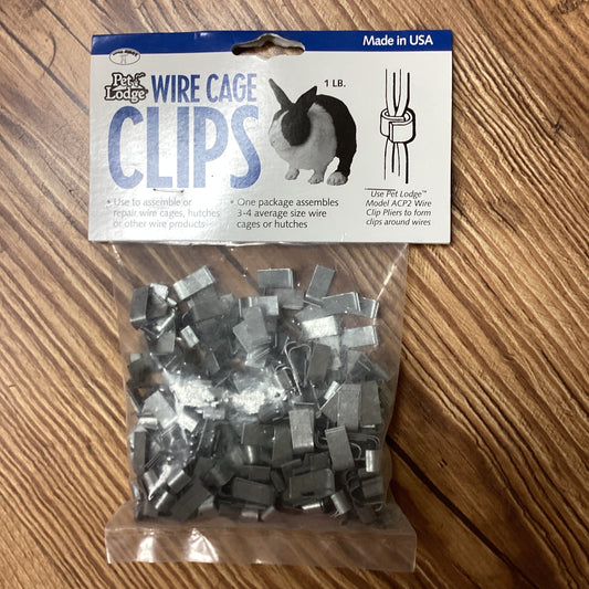 WIRE CAGE CLIPS, 1LB