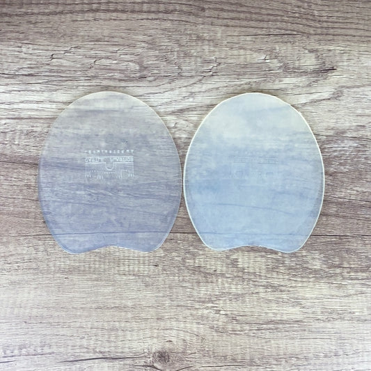 Regular #4 Clear Pad Flat Pad, PER PAIR