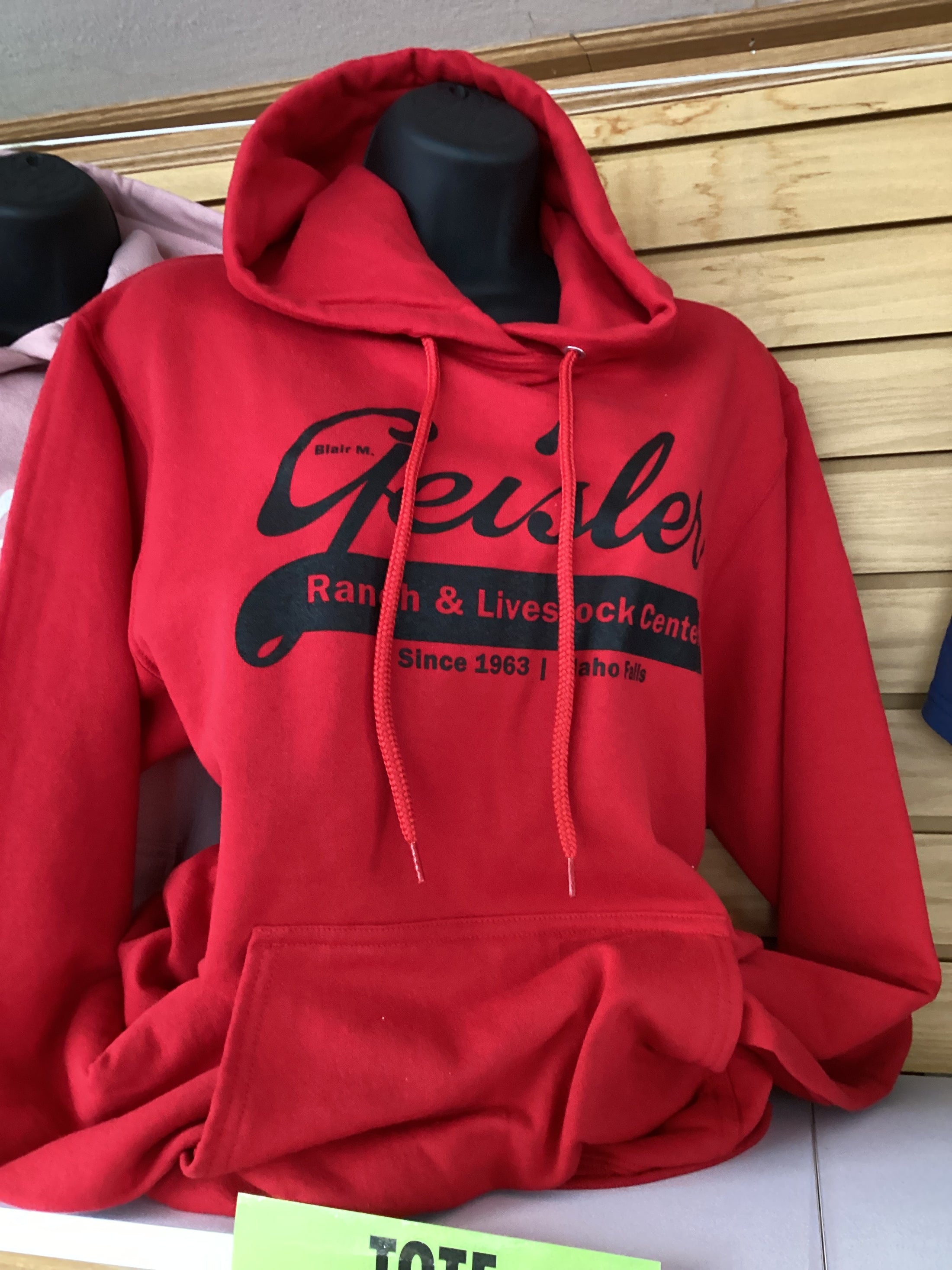 GEISLER HOODIE: RED L