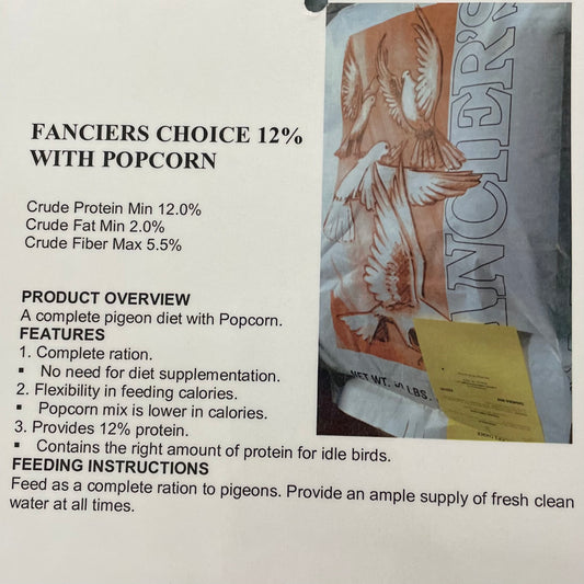 PUR OTHER - MAZURI PIGEON FANCIERS 50LB