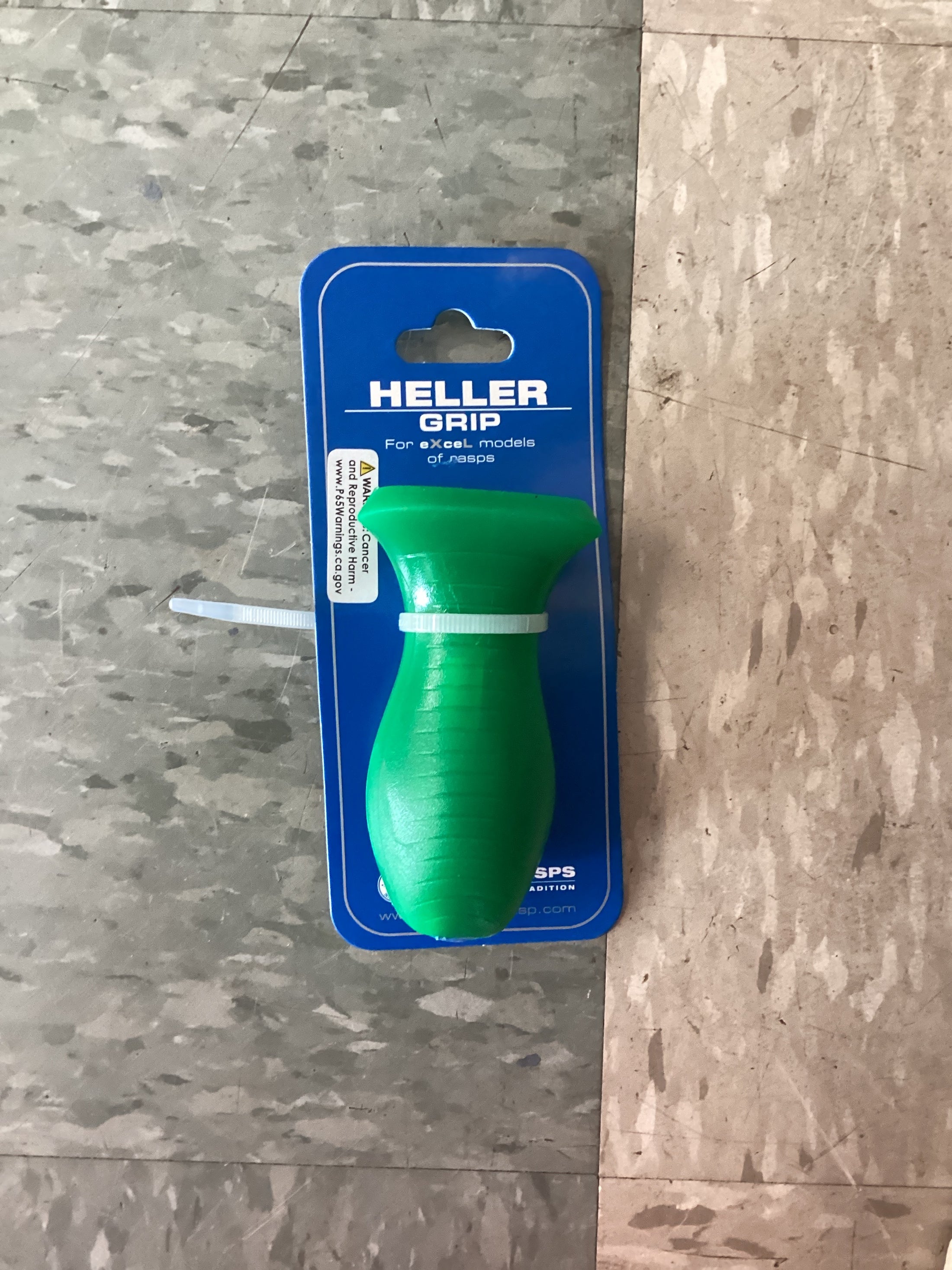 Heller Grip Rasp Handle - Green