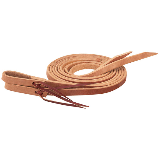 2026 WV Rein: Split, Russet Single-Ply Extra Heavy Harness, 1/2" X 7'