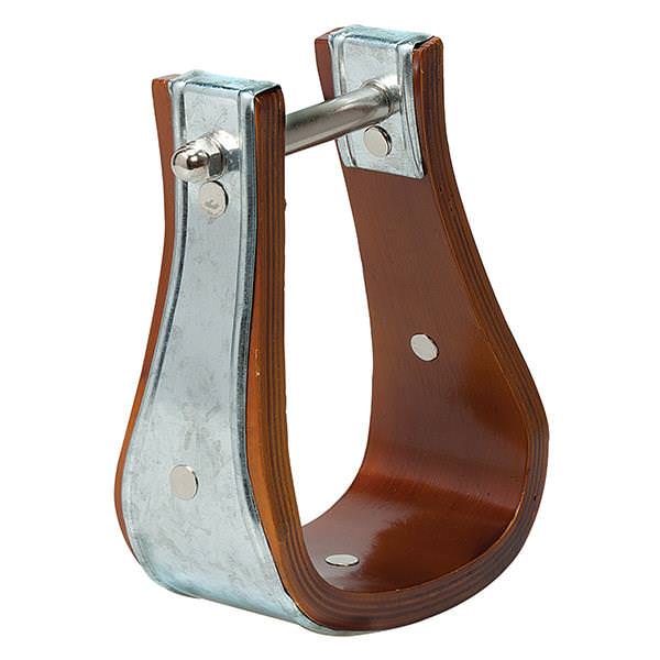 2026 WV STIRRUPS: Sloped Wooden with Galv Bindings 3"