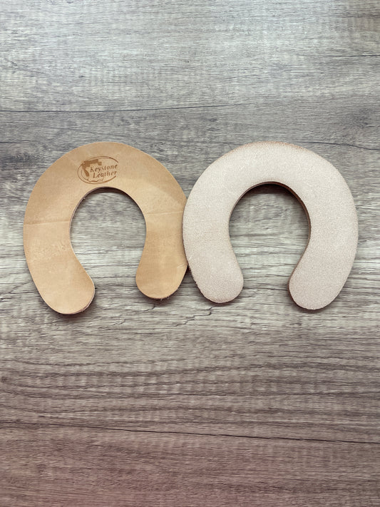 LARGE WIDE RIM LEATHER PAD-PAD