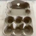 Load image into Gallery viewer, EGG CARTON: HALF DOZEN, 6 EGGS
