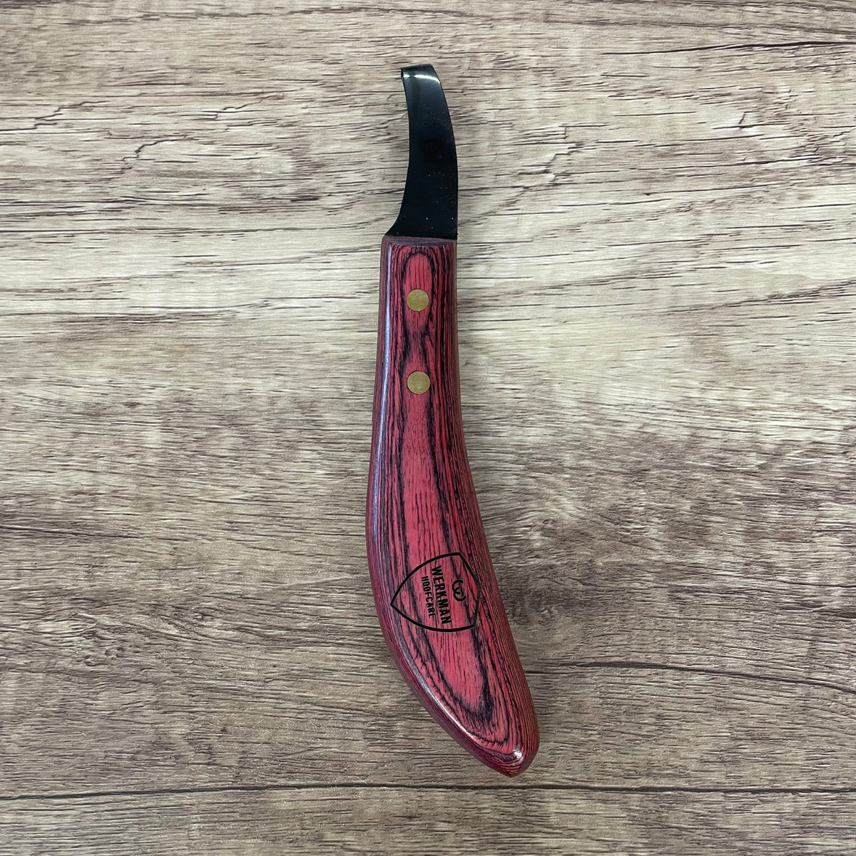 WERKMAN HOOF KNIFE BLACK BLADE LOOP