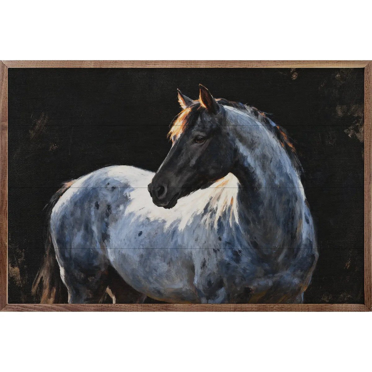 FRAMED: BLUE ROAN GAZE 16 X 10