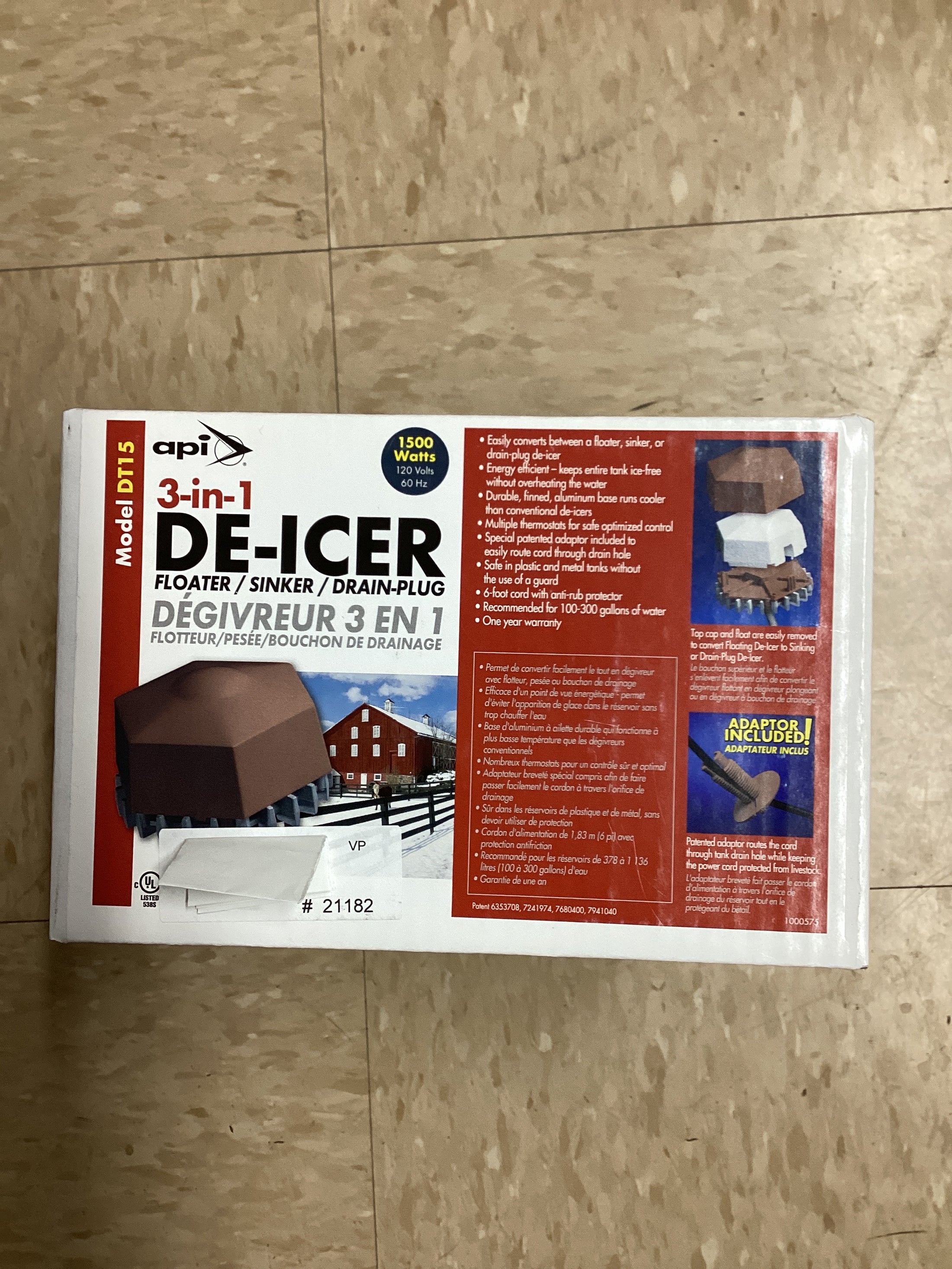 3 in 1 DE-ICER-MSI311/ DT15