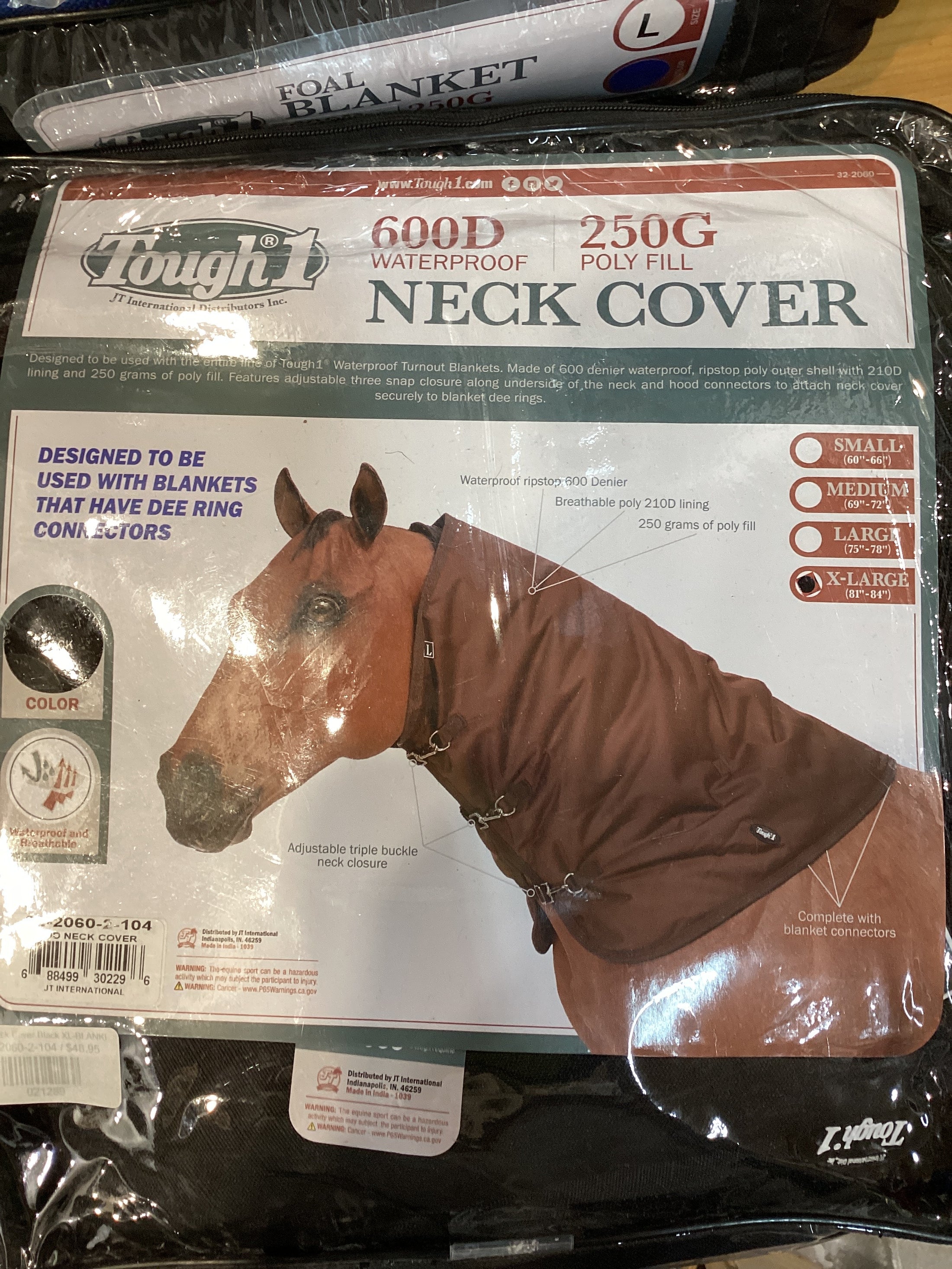 600D Neck Cover Black XL-BLANKET