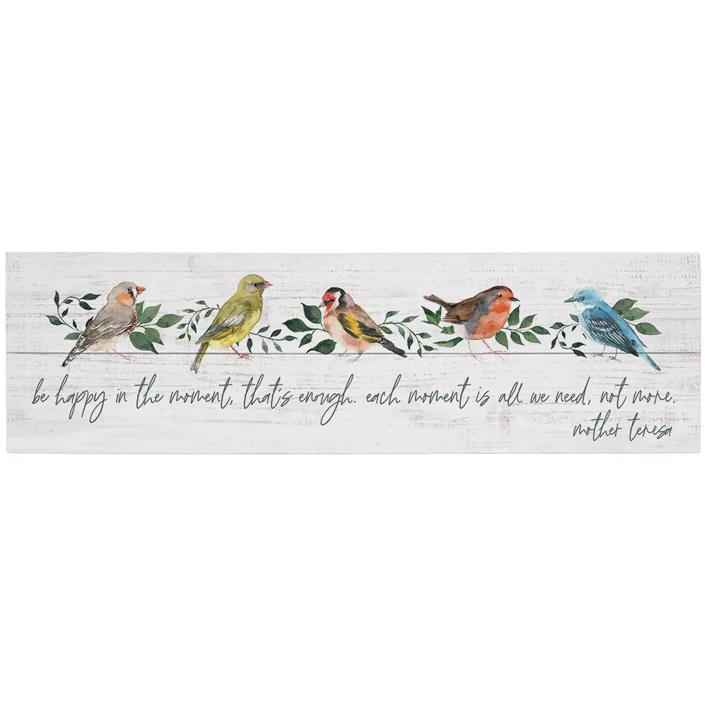 SIGN: HAPPY MOMENT BIRDS
