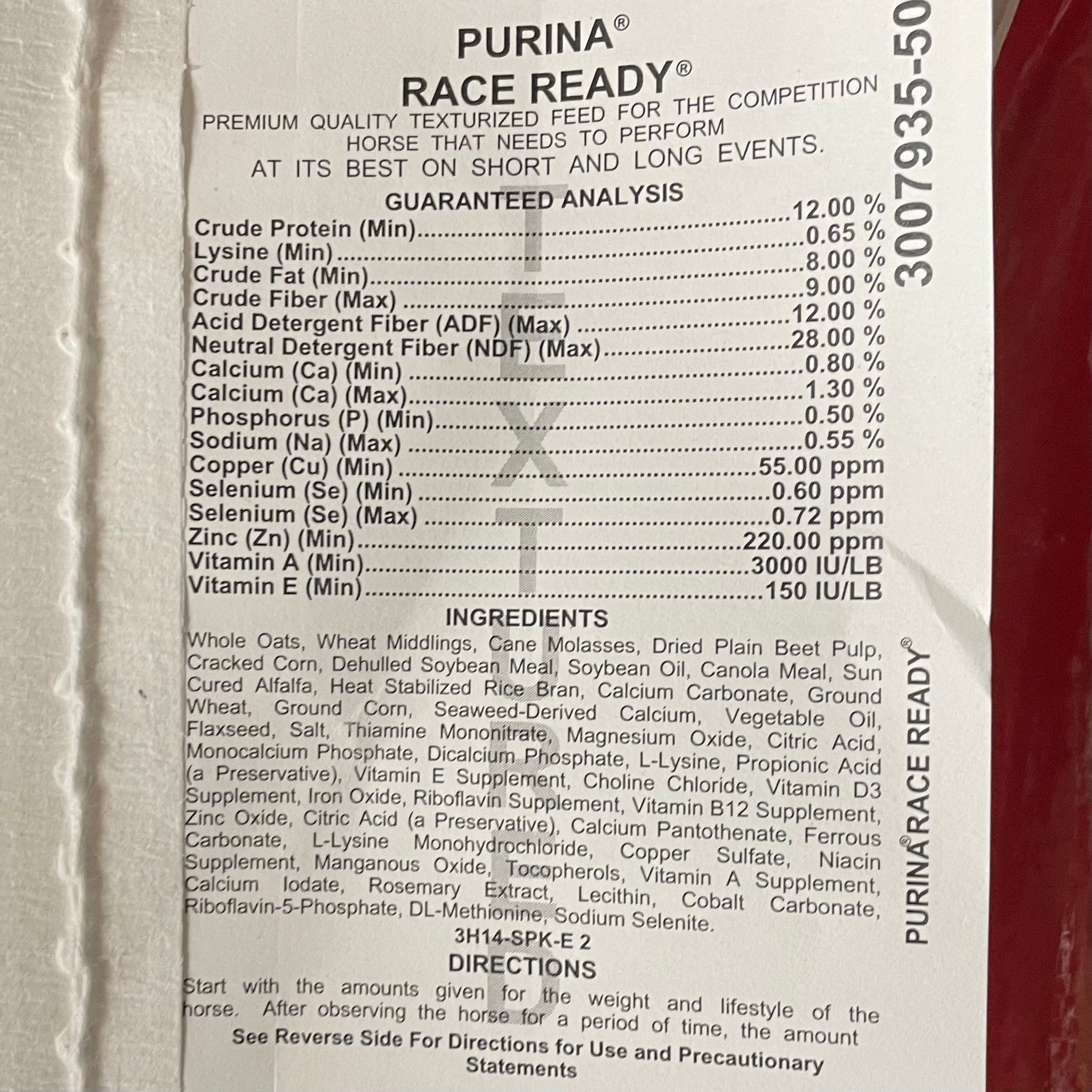 MP PUR HORSE - RACE READY 50LB