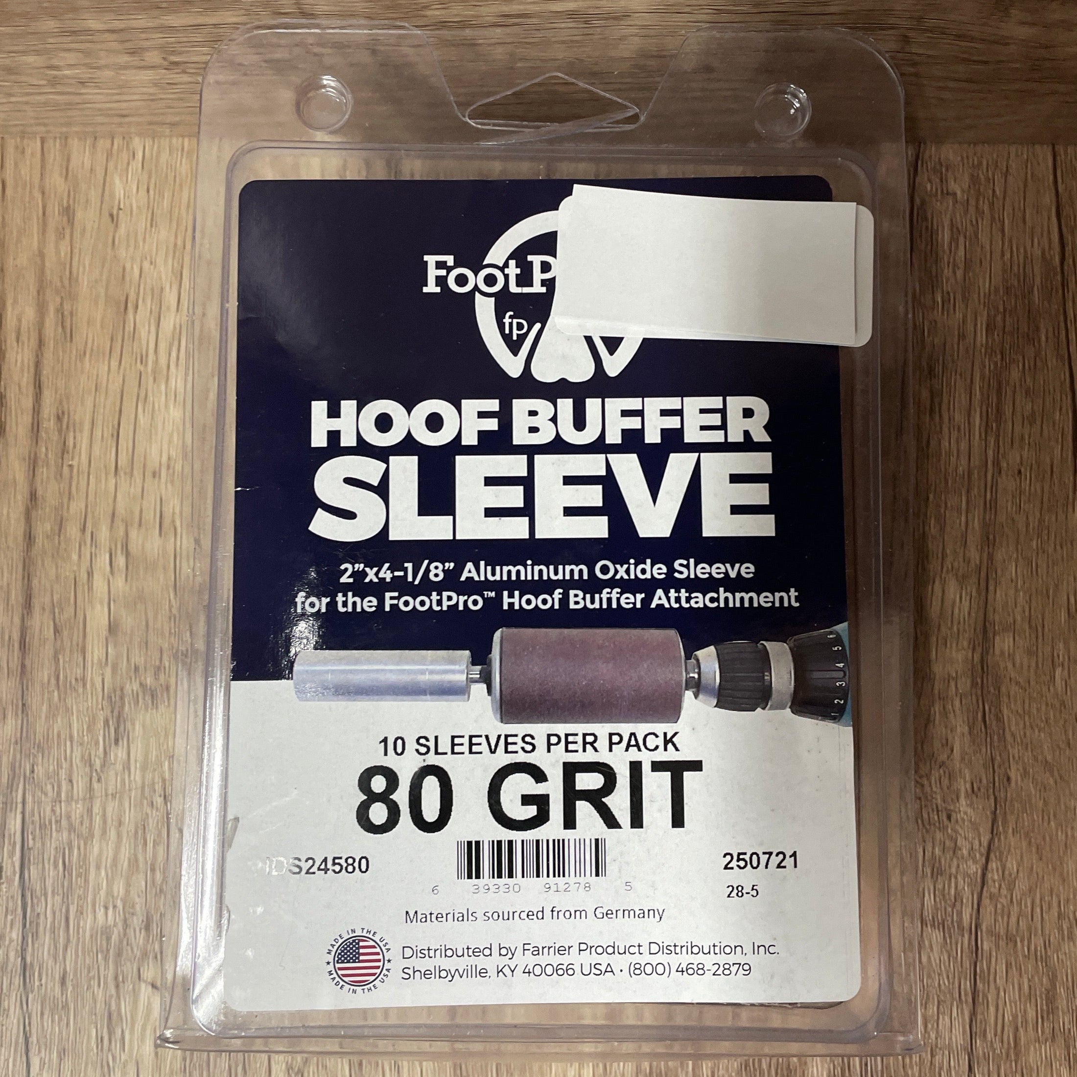 FOOTPRO HOOF BUFFER SLEEVE 80 GRIT *BOX*