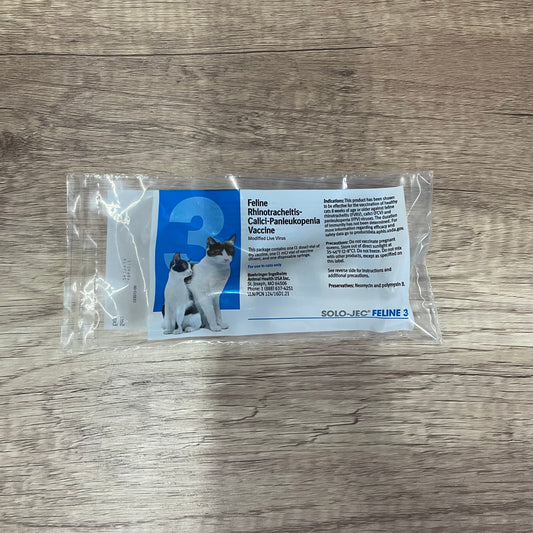 SOLO JEC 3 - 1 DOSE CAT SHOT / FELINE SHOT